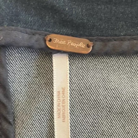 Free People Jean Skirt Size 8 - Picture 4 of 4